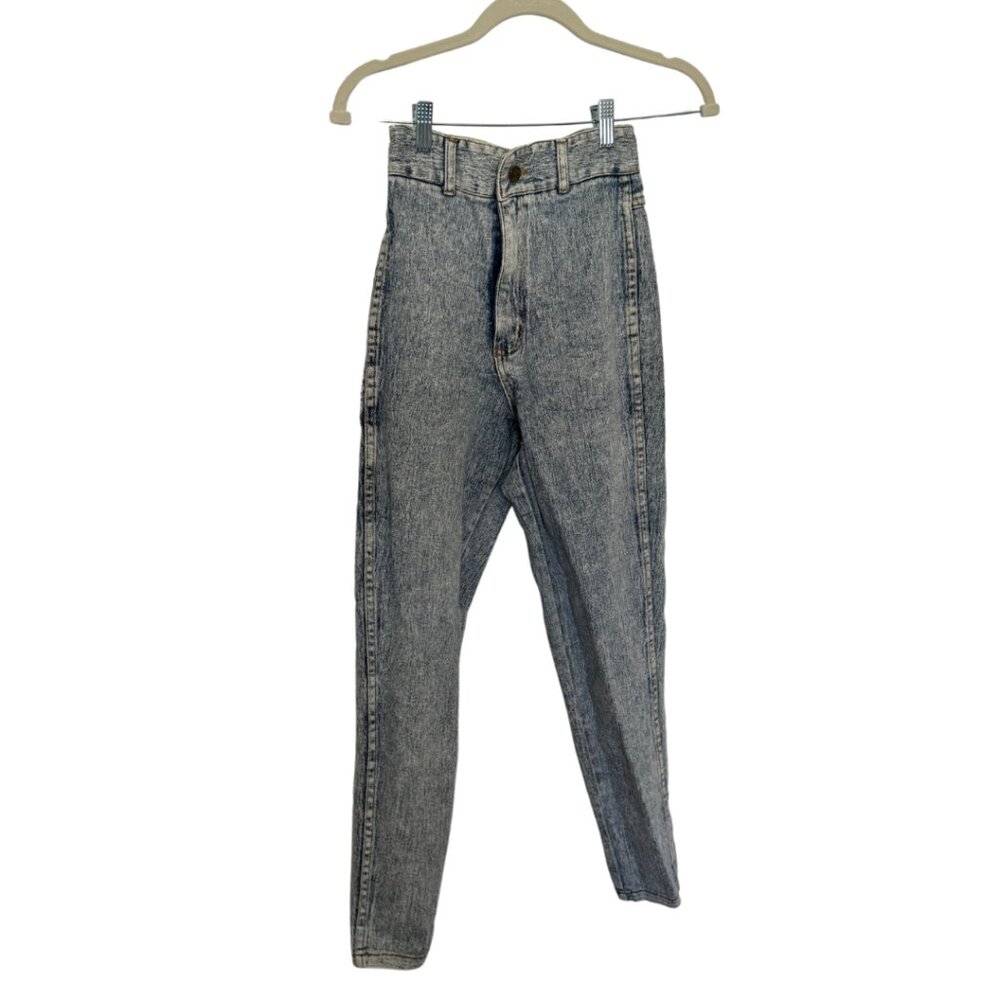 Vintage 80's Joan D'Arc Acid Washed High Rise Tapered Jeans